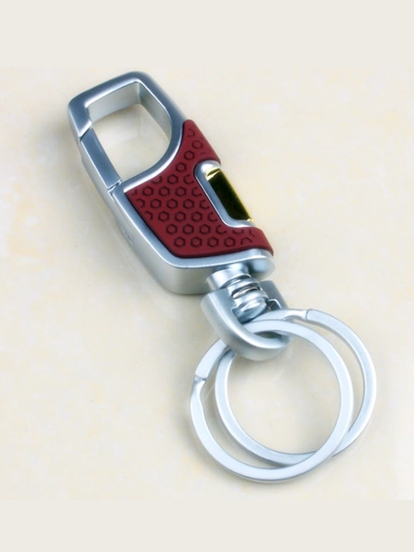 LLAVERO METAL MOD. LUXURY 1, MARRÓN_01