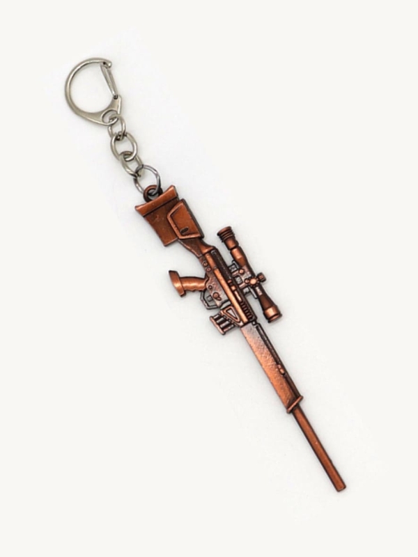 LLAVERO METAL MOD. METRALLETA-II-02, COBRE_01