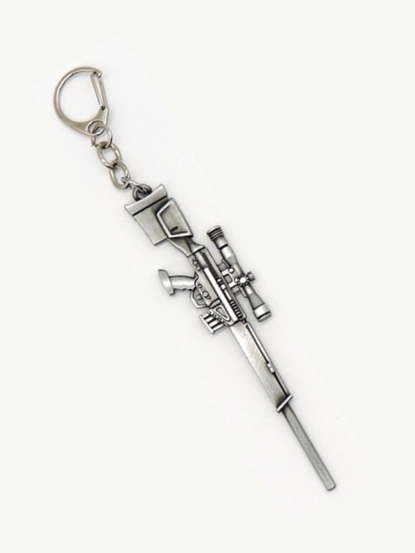 LLAVERO METAL MOD. METRALLETA-II-02, PLATEADO_01